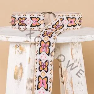 POL | Accessories | Boho Butterfly Embroidered O Ring Belt 
